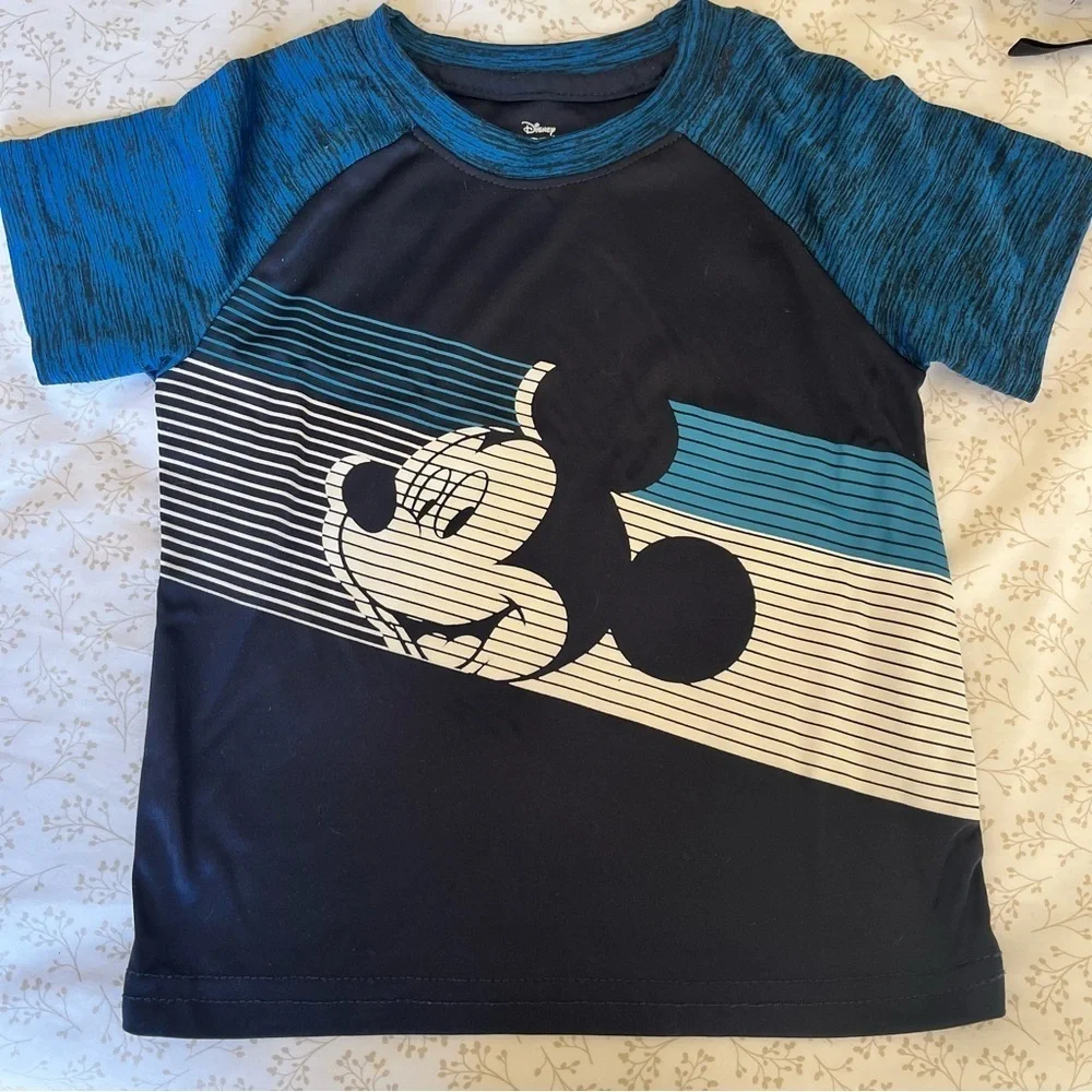Urban Republic Zipper Black Blue Jacket Coat Black Blue Mickey Mouse Tee Both 3T